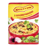 Вермишель быстрого приготовления Rollton с говядиной на домашнем бульоне 60 г (4820179251081)
