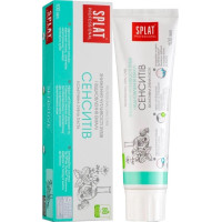 Зубна паста Splat Sensitive Антибактеріальна для зниження чутливості зубів і відновлення емалі 100 мл (3800023406080)