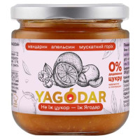 Мандариновий джем без цукру з апельсином і мускатним горіхом YAGODAR 210 г  