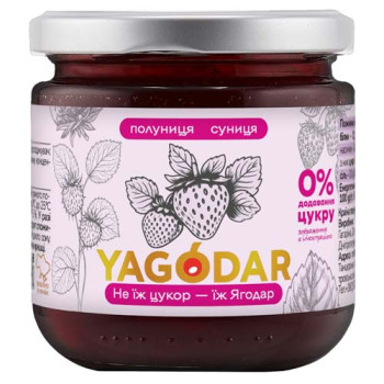 Джем без сахара из клубники и земляники YAGODAR 210 г