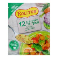 Приправа универсальная  Rollton 12 овощей и трав  60г (4820179254891)