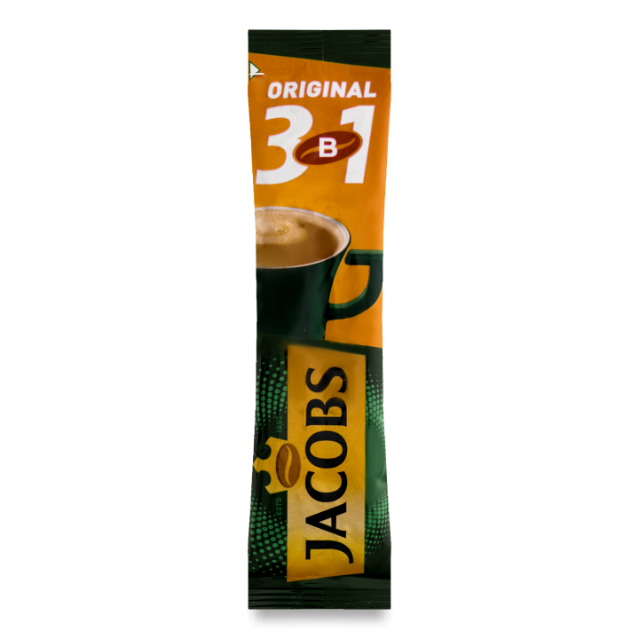 Напій кавовий Jacobs 3в1 Original 12 г (4820206290458)
