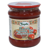 Томатная паста 25% "Барва" 480 г (4820217900230)