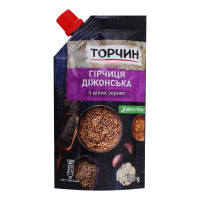 Гірчиця "Торчин" Діжонська дой-пак 130 г (4820001314441)