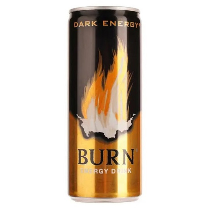 Напиток энергетический безалкогольный Burn Dark Energy, 250 мл (5060608749898)