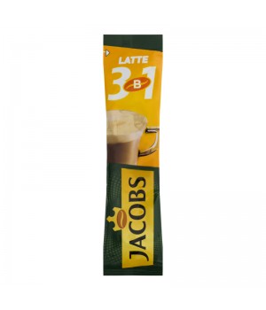 Напій кавовий розчинний Latte 3в1 Jacobs 13 г (4820206290489)