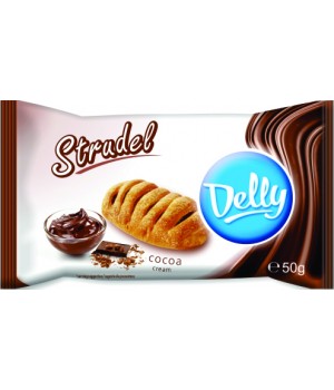  Штрудель Delly з какао-кремом 55 г (5941384005876)