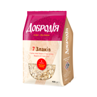 Суміш пластівців Добродія 7 злаків 400 г (4820182201196)