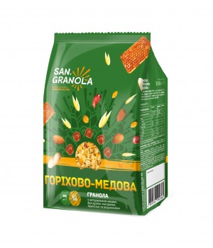 Гранола орехово-медовая San Granola 300 г (4820182202360) 