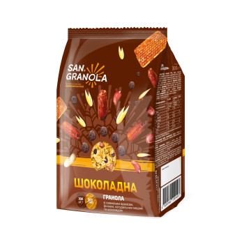 Гранола шоколадная San Granola 300 г (4820182202407) 
