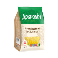 Пластівці кукрудзяні Добродія 400 г (4820182202476)
