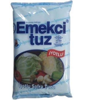 Соль выварная Emekci tuz пищевая йодированная 750 г (8697405070091)