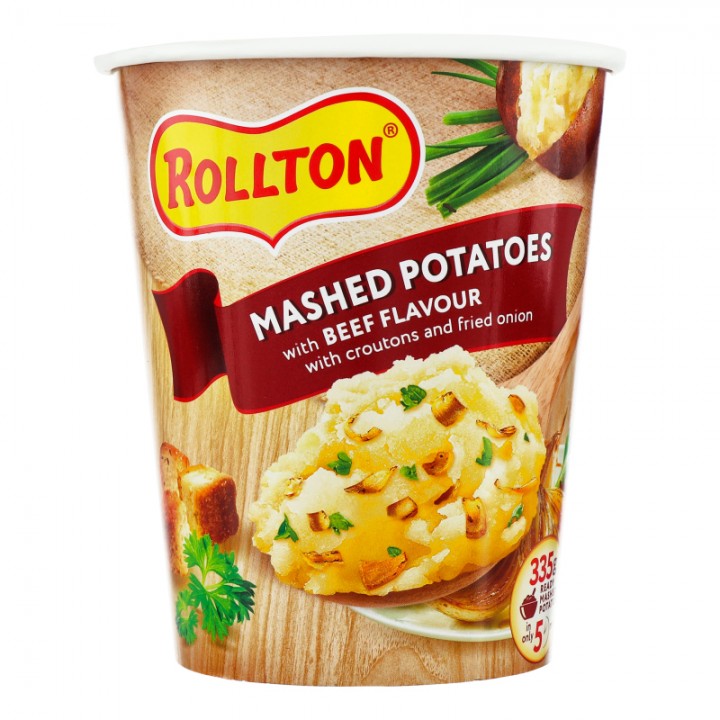 Пюре картопляне Rollton зі смаком яловичини 55 г