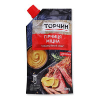 Гірчиця "Торчин" Міцна дой-пак 130 г (4820001314366)