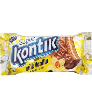 Печенье-сэндвич Konti СуперКонтик Ванильный вкус 100 г (4823012232162)