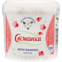 Ватні палички Свіжанка 200 шт. (4820141140177)