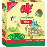 Спіраль від комах ACTIVE ОЙ! КОМАРИКИ 10 шт./уп. (4820212940392) 