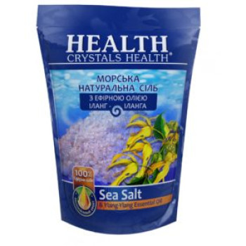 Соль морская натуральная "Crystals Health" для ванн "иланг-иланг" 500 г (4820106490217)