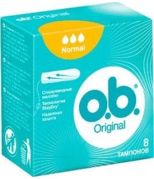 Тампони жіночі гігієнічні o.b. Original Normal 8 шт. (3574660089202)