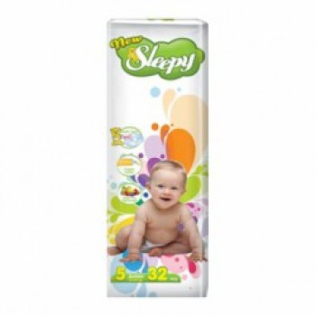 Подгузники Sleepy New Junior 12-25 кг 32 шт. (8697512322533)