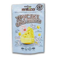 Cырные хрустящие кульки snEco Детские натуральные в голубой упаковке (4823095805932)