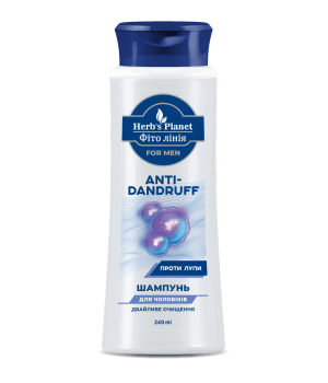 Шампунь для волосся Фіто лінія Herb`s Planet for mеn Anti-Dandruff, 240 мл (4823001600392)