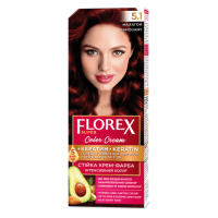 Стойкая крем-краска для волос Florex Super Махагон 5.1, 1 шт (4823001601412)