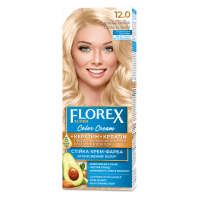 Стійка крем-фарба для волосся Florex Super Ультра-блонд 12.0, 1 шт (4823001602020)
