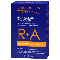 Засіб для видалення фарби з волосся Master Lux Professional, 2х100 мл