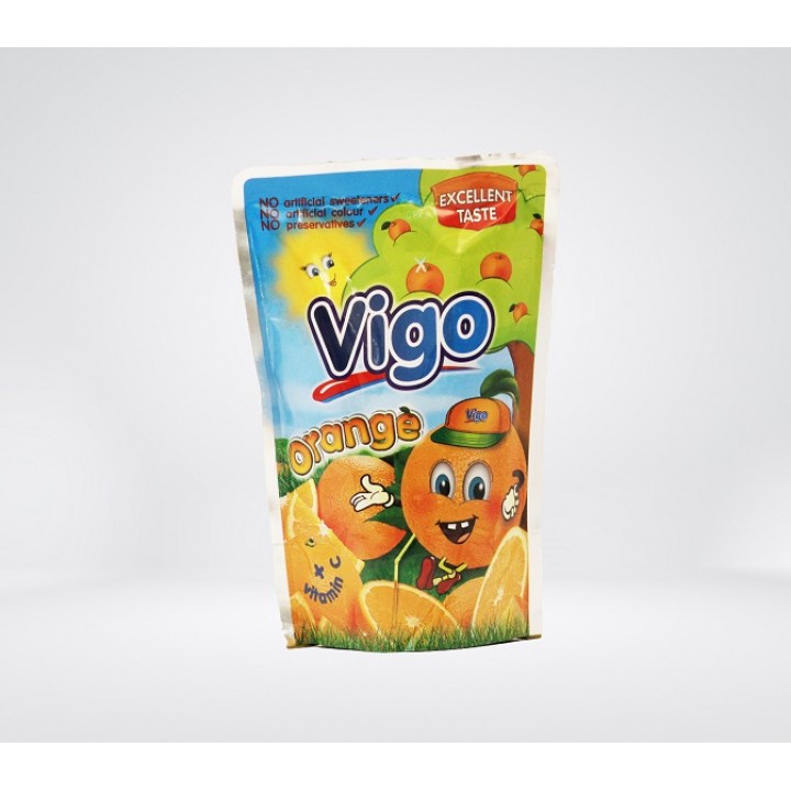 Напиток сокосодержащий Vigo апельсиновый негазированный 200 мл (8606100139705)
