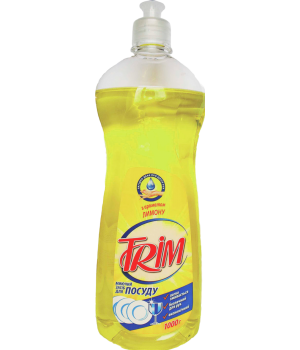  Моющее средство  Trim Dishwashing Liquid с ароматом лимона 1л (4820074491100)