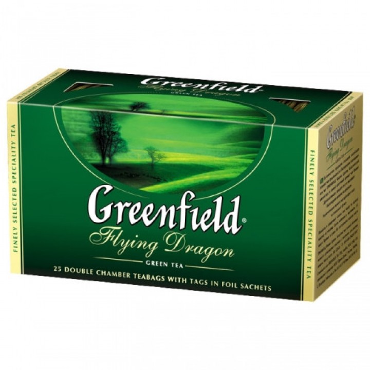 Чай зеленый Greenfield Flying Dragon 25шт. х 2г (4823096801100)