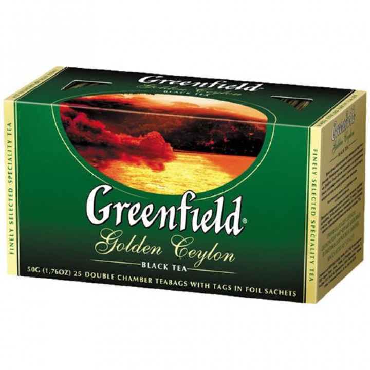 Чай черный Greenfield Golden Ceylon 25х2 г