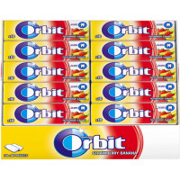 Жевательная резинка Orbit Клубника-банан 14 г (4009900510677)