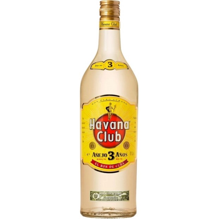 Ром Havana Club Anejo 3 года выдержки 1 л 40% (8501110080255)