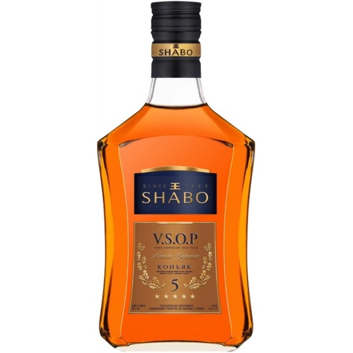 Коньяк України Shabo VSOP 5* 0.25 л 40% ( 4820070400854)