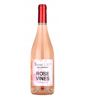Вино Terrai виноградное розовое сухое ГАРНАЧА-ТЕМПРАНИЛЬЙО, с защищенным наименованием по происхождению 0,75 л (8424659107064)