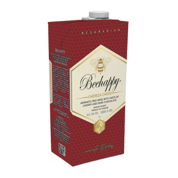 Вино "Chereza choco" ароматизированное красное со вкусом вишни и черного шоколада, TM "BEEHAPPY", 1л