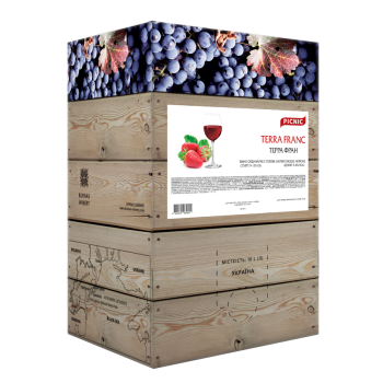 Вино столовое полусладкое "Terra Franc" ТМ "PICNIC" 10 л. (4820179624298)