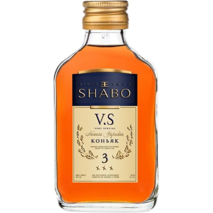 Коньяк Украины Shabo VS 3* 0.1 л 40% ( 4820070409963)