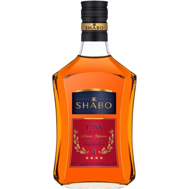 Коньяк Украины Shabo 1788 4* 0.25 л 40% ( 4820070400847)