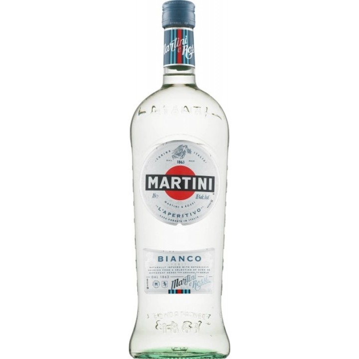 Вермут Martini Bianco солодкий 1 л 15% (5010677925006)