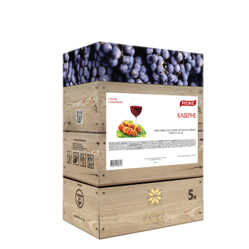 Вино Каберне, столовое сухое красное, ТМ PICNIC 5 л. (4820179626063)