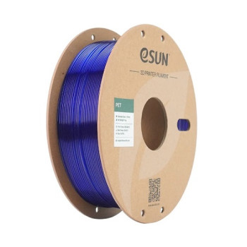 Філамент eSun PET, синій (transparent blue), 1 кг