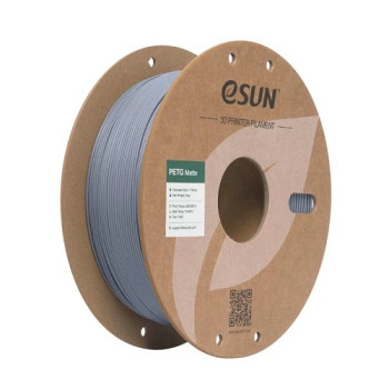 Філамент eSun PETG-Matte, темно-сірий, 1кг/рулон, з паперовою втулкою, 1,75мм Філамент eSun PETG-Matte, темно-сірий, 1кг/рулон, з паперовою втулкою, 1,75мм