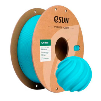 Філамент eSun PLA-Matte, аква, 1кг/рулон, з паперовою втулкою, 1,75мм Філамент eSun PLA-Matte, аква, 1кг/рулон, з паперовою втулкою, 1,75мм