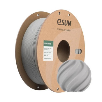 Філамент eSun PLA-Matte, бетонно-сірий, 1кг/рулон, з паперовою втулкою, 1,75мм Філамент eSun PLA-Matte, бетонно-сірий, 1кг/рулон, з паперовою втулкою, 1,75мм