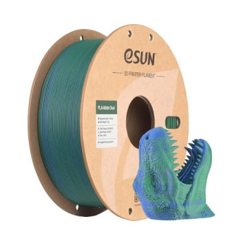 Філамент eSun PLA-Matte Подвійний, блакитно-зелений, 1кг/рулон, з паперовою втулкою, 1,75мм Філамент eSun PLA-Matte Подвійний, блакитно-зелений, 1кг/рулон, з паперовою втулкою, 1,75мм