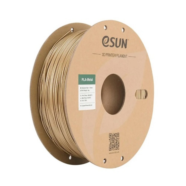 Філамент eSun PLA-Metal, антична латунь, 1кг/рулон, з паперовою втулкою, 1,75мм
