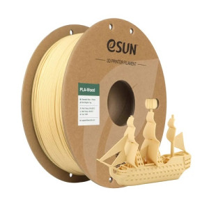 Філамент eSun PLA-Wood, звичайний дерев'яний, 1кг/рулон, з паперовою втулкою, 1,75мм